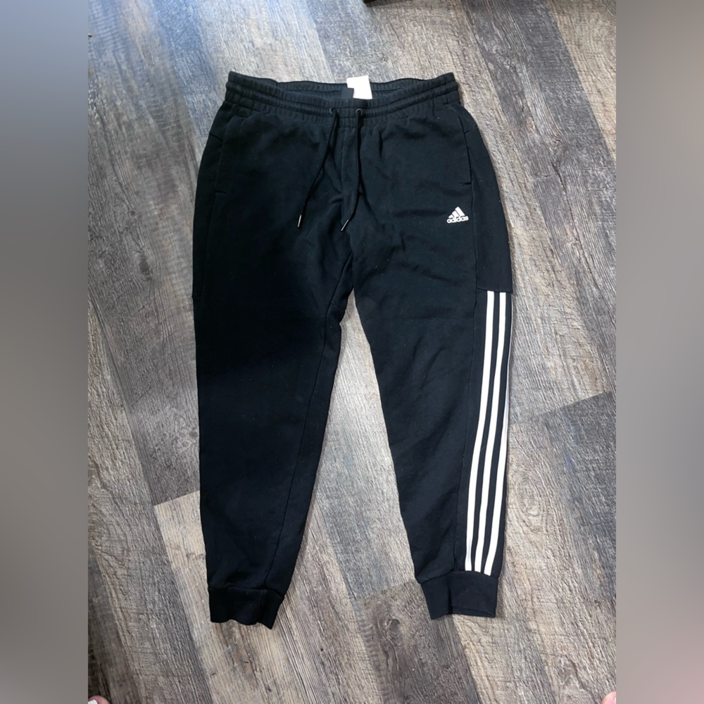 Adidas unisex striped jogger sweatpants